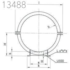 Опоры трубопроводов SFS 5375 900 мм