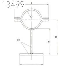 Опоры трубопроводов SFS 5376 80 мм
