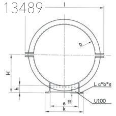 Опоры трубопроводов SFS 5375 1000 мм