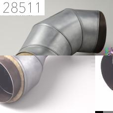 Отвод в ППУ ОЦ тип 1 133 мм 45° ГОСТ 30732-2020