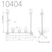 Подвеска трех труб с изоляцией 32 мм 0312.22.00.000-18 СБ
