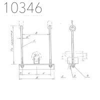 Подвеска одной трубы с изоляцией 325 мм 0312.20.00.000-25 СБ