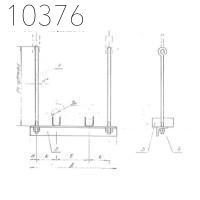 Подвеска двух труб с изоляцией 194 мм 0312.21.00.000-09 СБ