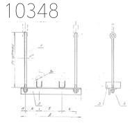 Подвеска двух труб с изоляцией 273 мм 0312.21.00.000-11 СБ