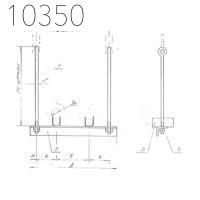 Подвеска двух труб с изоляцией 133 мм 0312.21.00.000-33 СБ