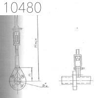 Подвеска под арматуру приварная 273 мм 0312.28.00.000-10 СБ