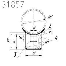 Опора подвижная 219х100 мм ТПР.05.18(1).00.000-08