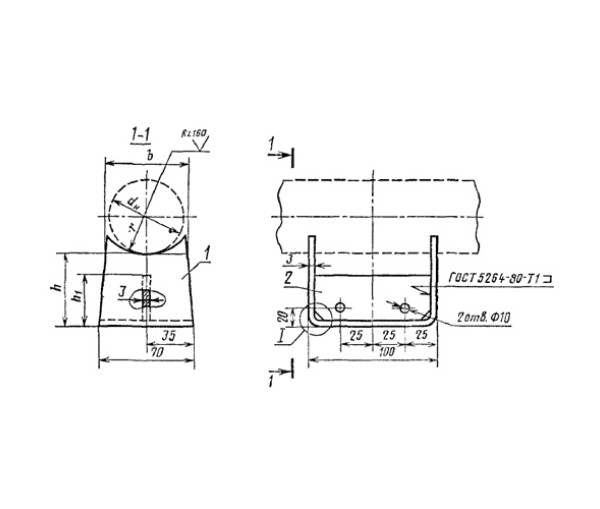 Опора подвижная ОСТ 36-94-83 ОПП1  в Краснодаре