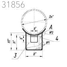 Опора подвижная 194х150 мм ТПР.05.18(1).00.000-07