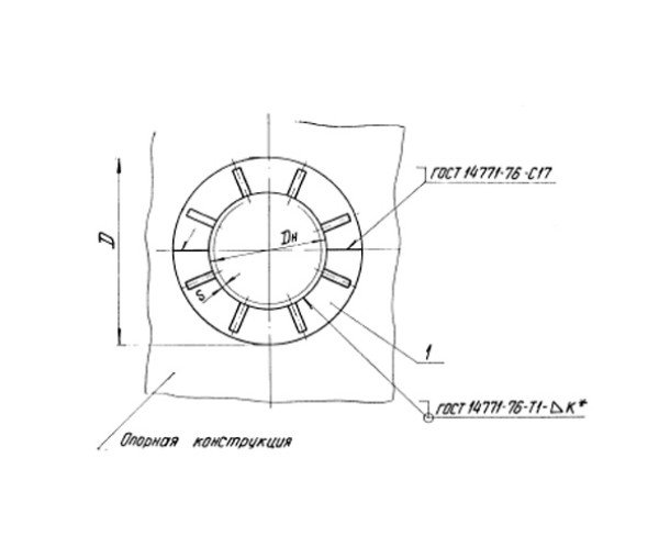 ТС-666.00.00 Опора неподвижная щитовая в Краснодаре