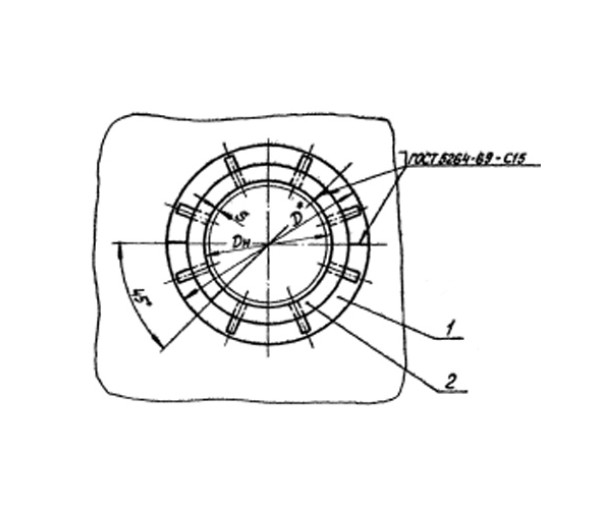 Т9 Опора неподвижная щитовая усиленная в Краснодаре