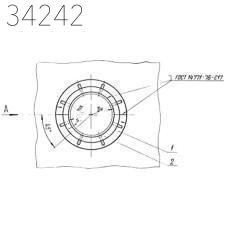 Опора неподвижная щитовая усиленная 1020х1330 мм ТС-667.00.00-06