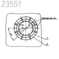 Опора неподвижная щитовая усиленная Т9.09 426 мм