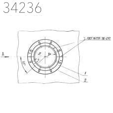 Опора неподвижная щитовая усиленная 426х610 мм ТС-667.00.00