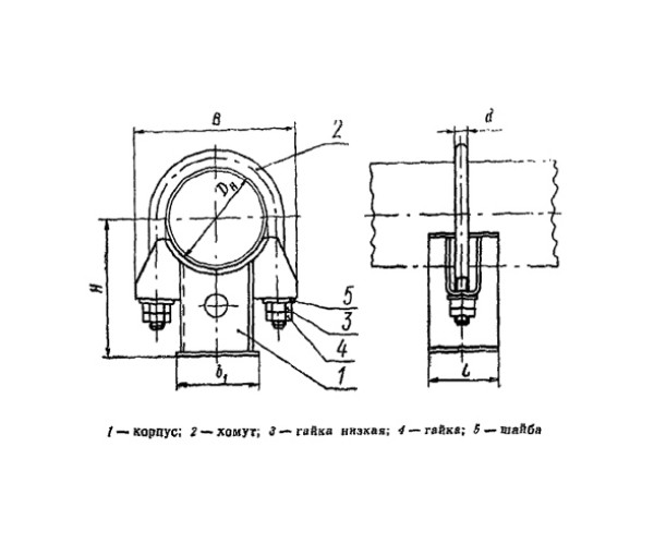 Опора скользящая ОСТ 108.275.29-80 однохомутовая в Краснодаре