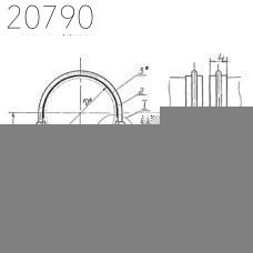 Опора хомутовая скользящая Л8-194.000-01 220 мм