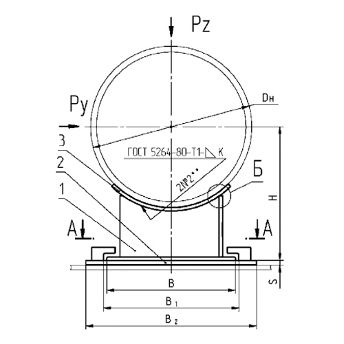 Опоры трубопроводов по стандарту СТО 79814898