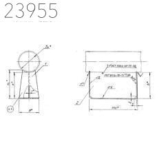 Опора скользящая Т13.01 38 мм
