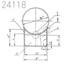 Опора скользящая Т.15.09 273 мм