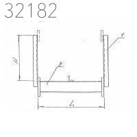 Траверса металлическая подвесная 0312.48 90х0,4 1,2 тс МТж1