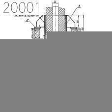 Втулка для прохода через перекрытие Л8-145.000 57 мм